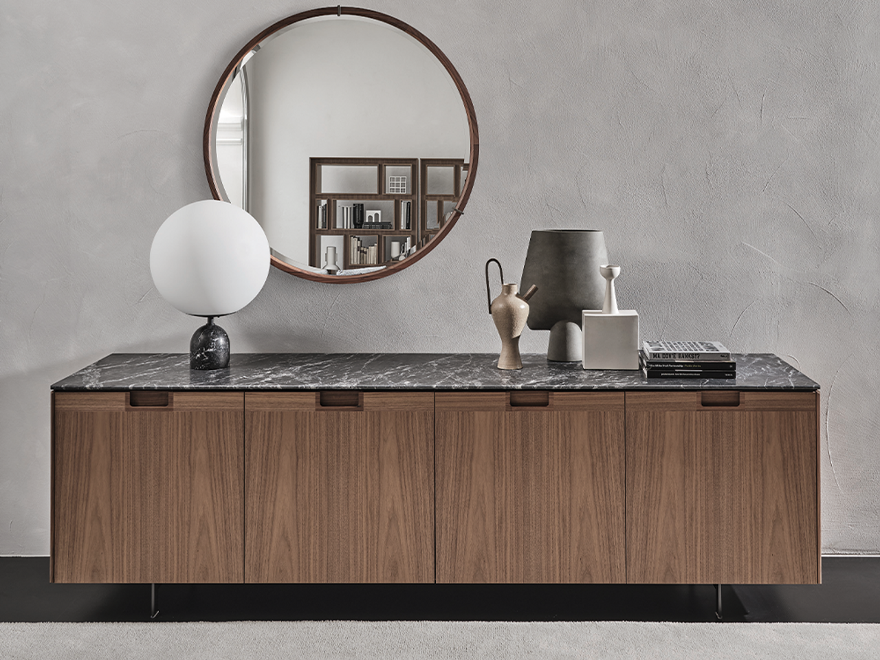 Matics 4 Sideboard - Wooden Front