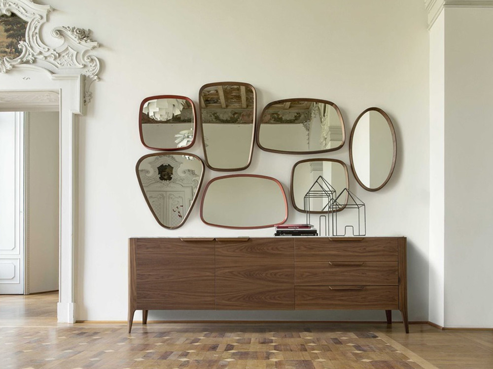 Porada Mix Wall Mirror by C. Ballabio