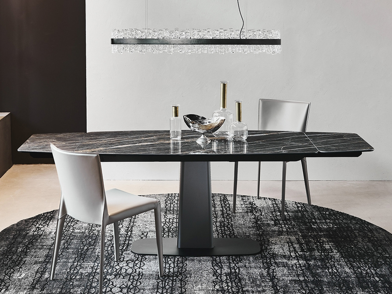 Cattelan Italia Linus keramik drive extendable table by Alberto Danese