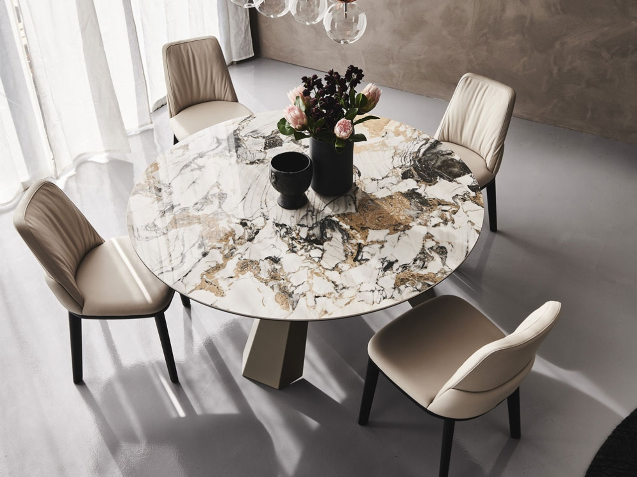 Eliot Keramik Round Dining Table