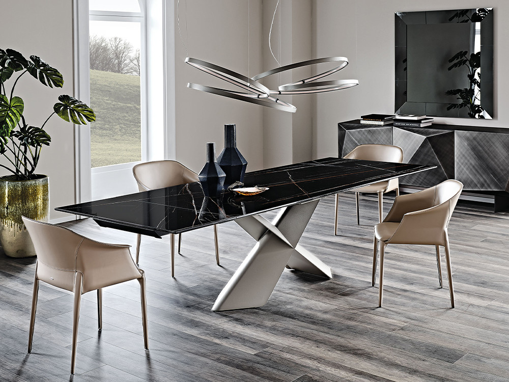 Tyron Keramik Drive Dining Table