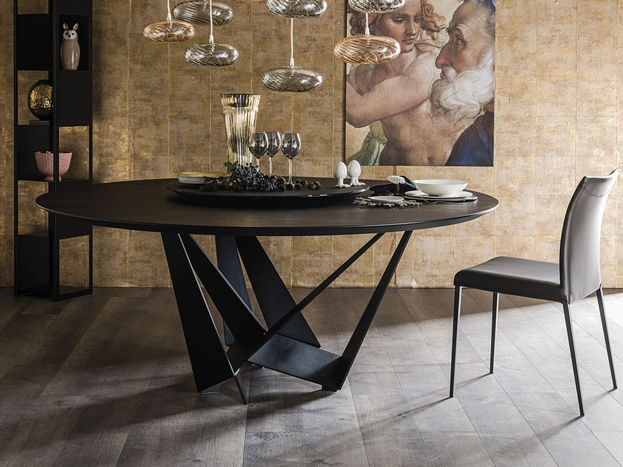 Cattelan Italia Skorpio Round Dining Table by Andrea Lucatello