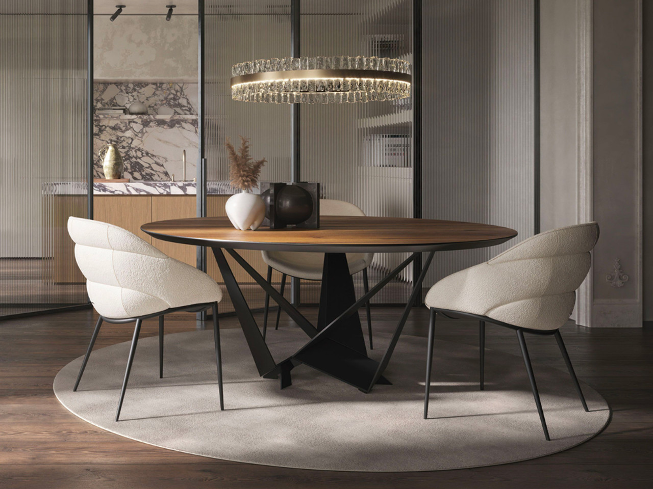 Skorpio Round Dining Table