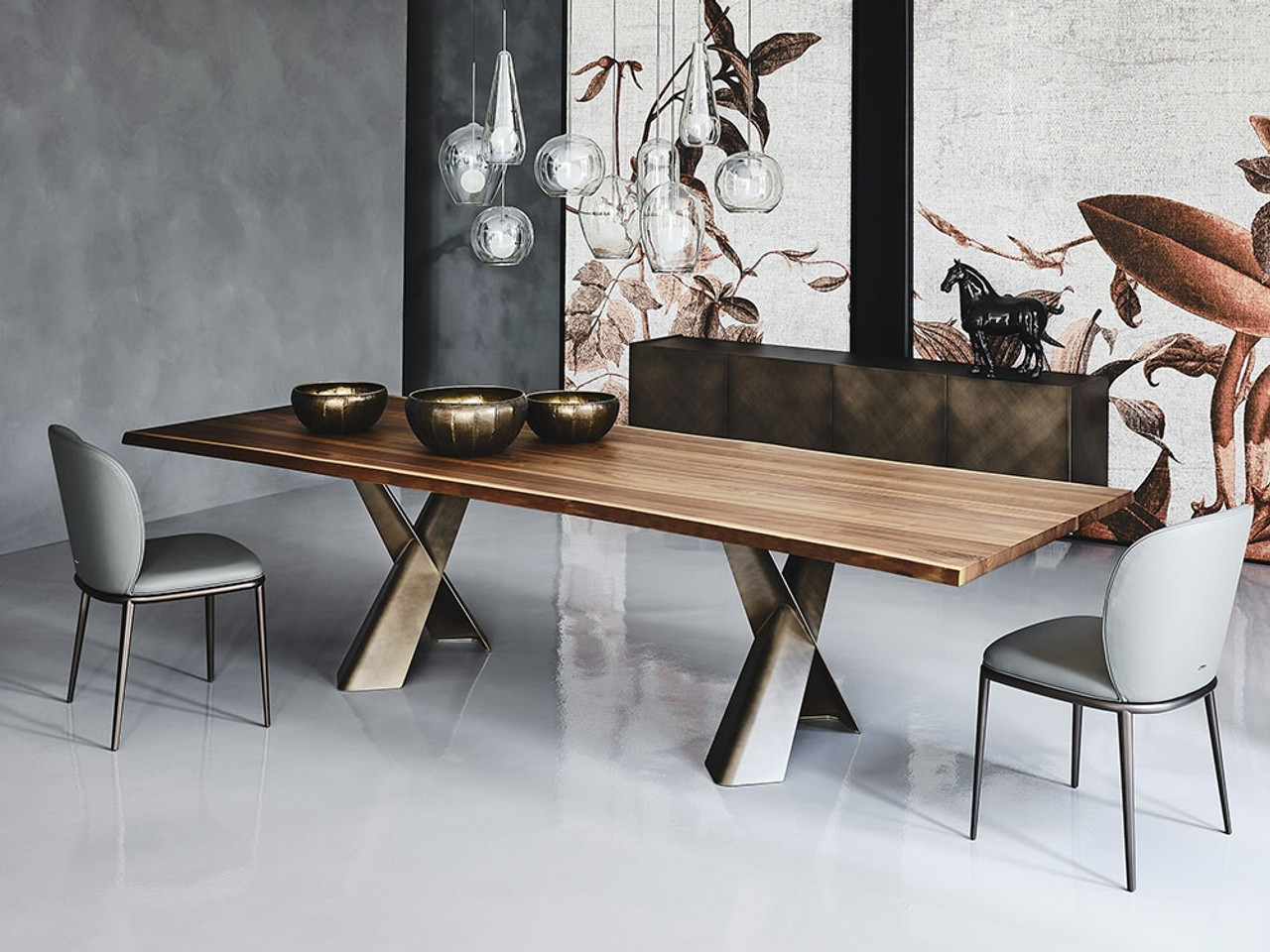 Cattelan Italia Mad Max Wood Dining Table by Paolo Cattelan 