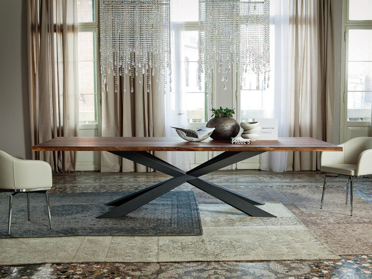 Cattelan Italia Spyder Wood Table by Philip Jackson