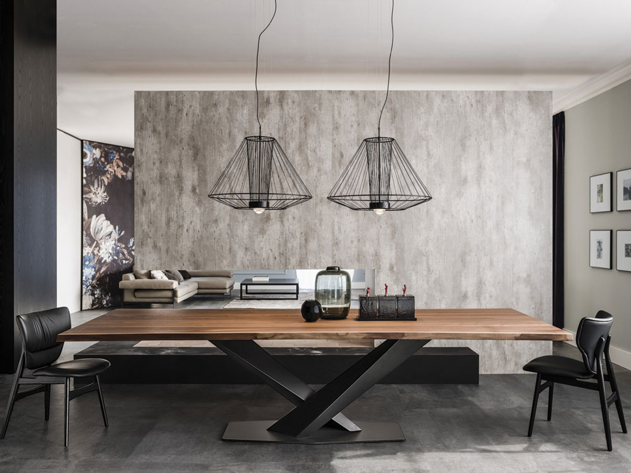Cattelan Italia Stratos Wood Dining Table by Studio Kronos