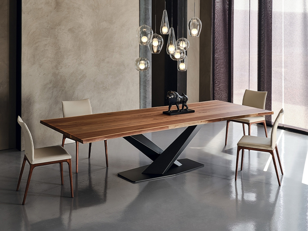 Cattelan Italia Stratos Wood Dining Table by Studio Kronos
