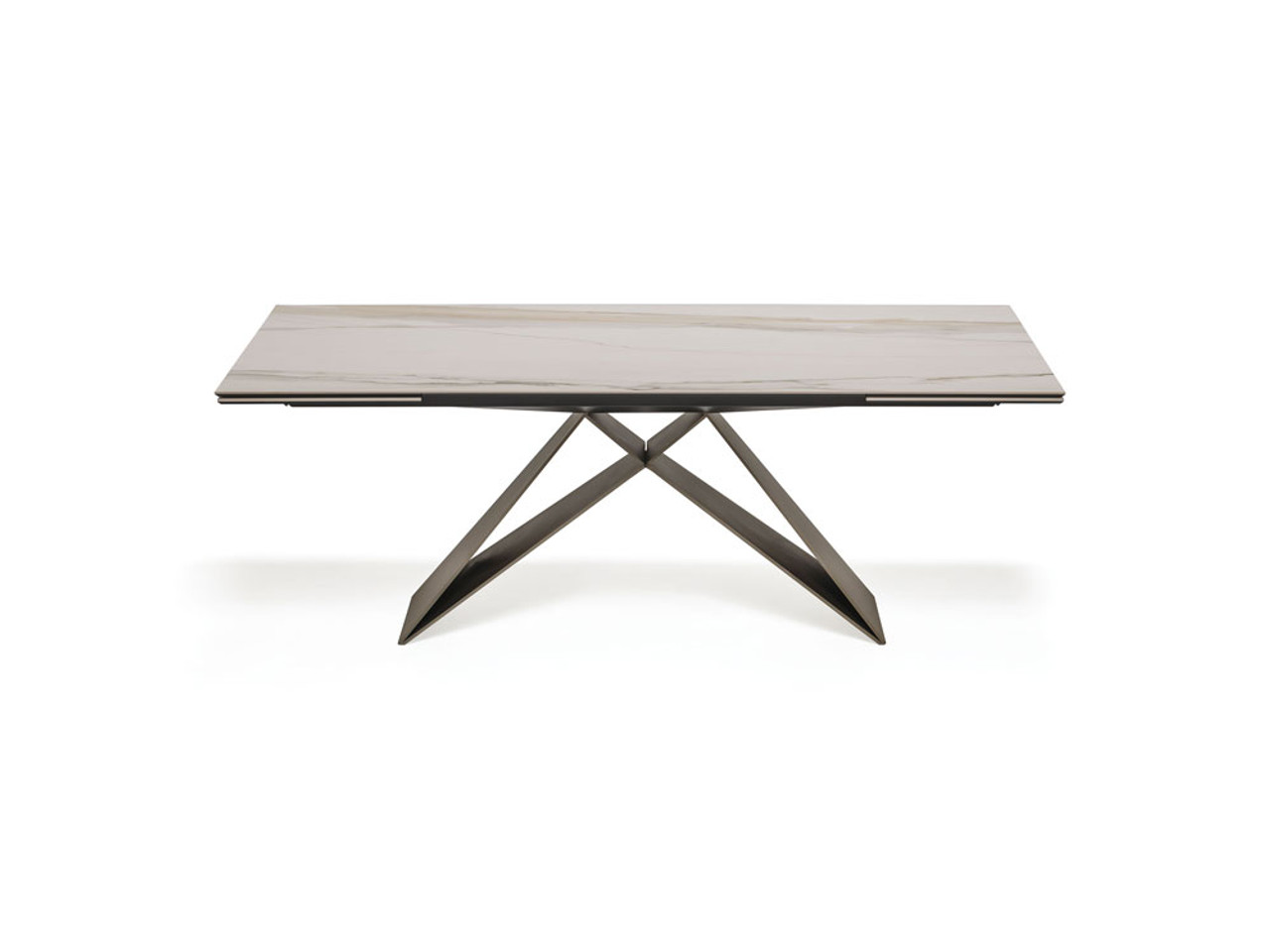 Cattelan Italia Premier Keramik Drive Extending Dining Table by A. Lucatello & G. Cattelan