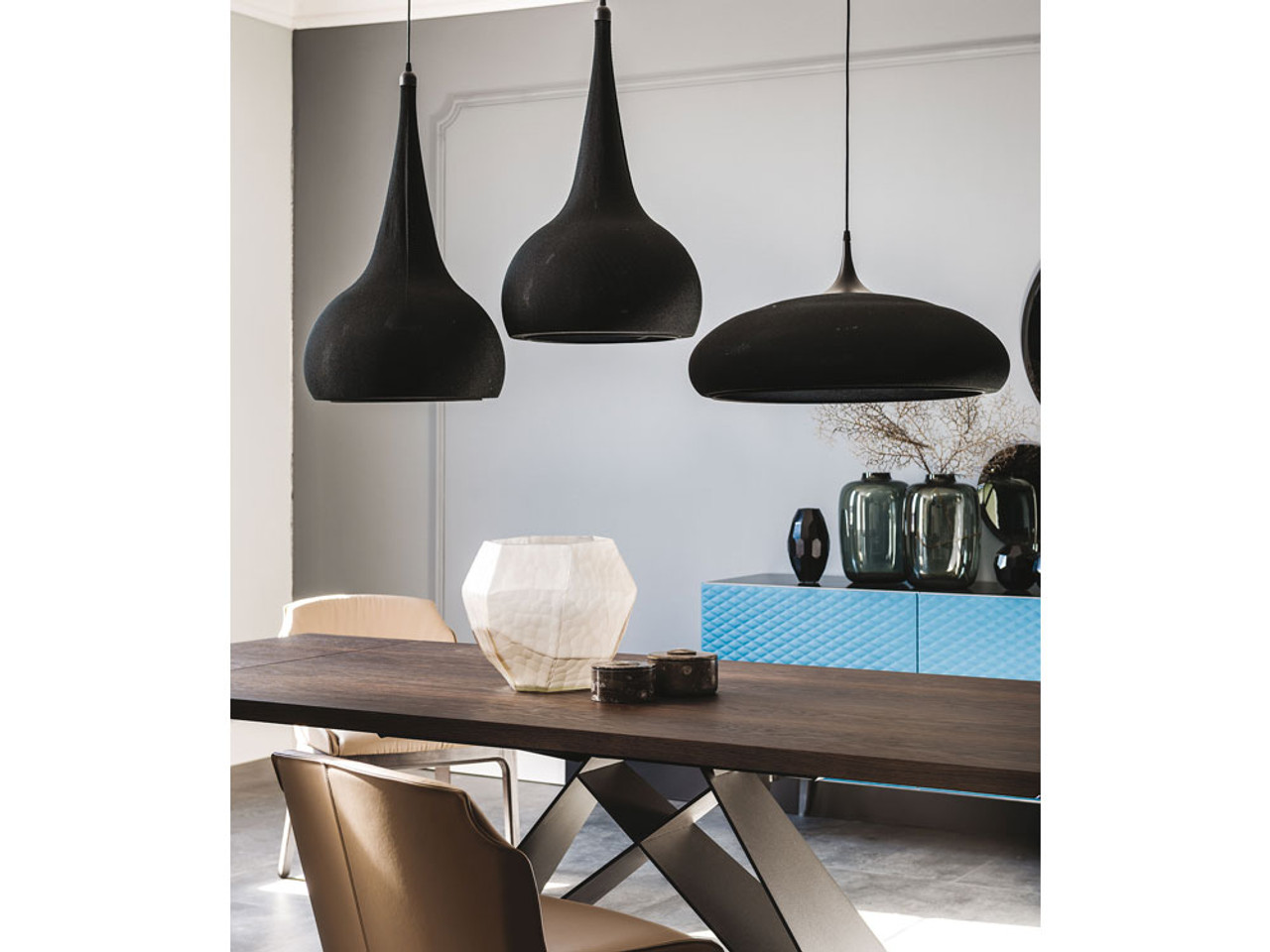 Cattelan Italia Premier Wood Drive Extending Dining Table
