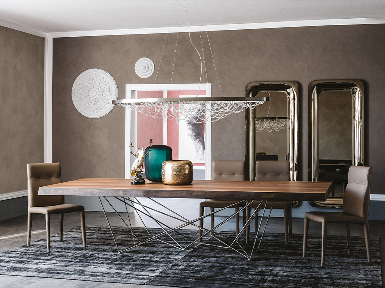 Gordon Deep Wood Dining Table