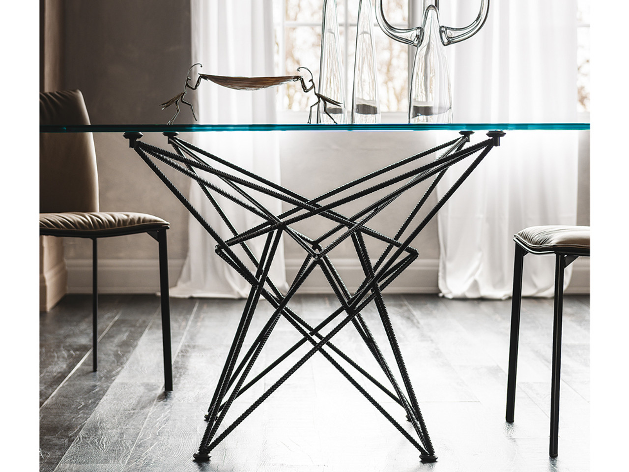 Cattelan Gordon Glass Dining Table by Giorgio Cattelan