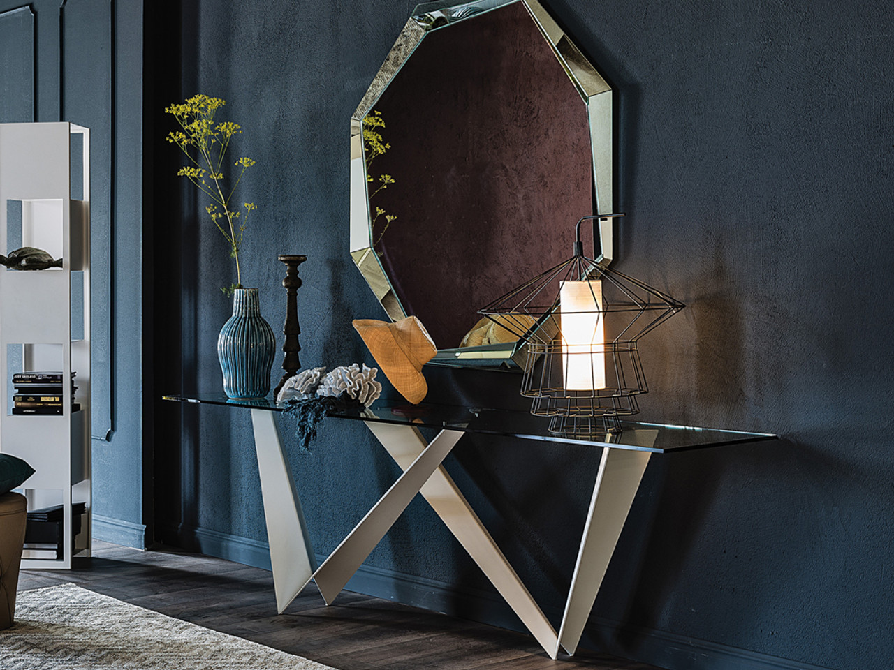 Cattelan Italia Westin Glass Console Table by Giorgio Cattelan