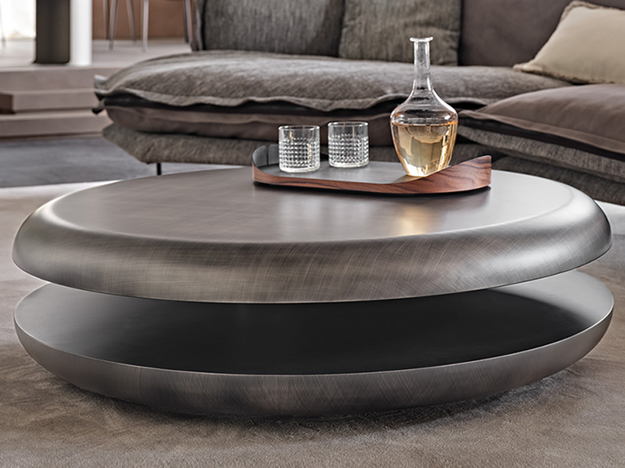 Yo-Yo Brushed Coffee Table