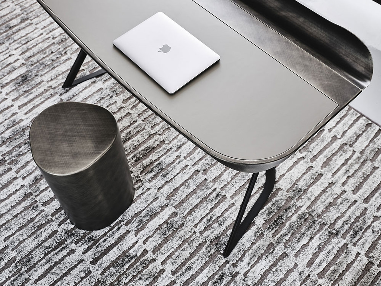 Cattelan Italia Cocoon Leather Desk by Paolo Cattelan