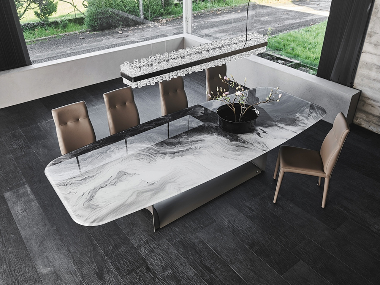 Cattelan Italia Dragon Crystalart Dining Table by Paolo Cattelan