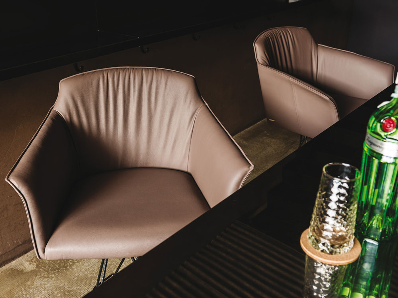 Cattelan Italia Flaminio Barstool with Arms by Giorgio & Paolo Cattelan