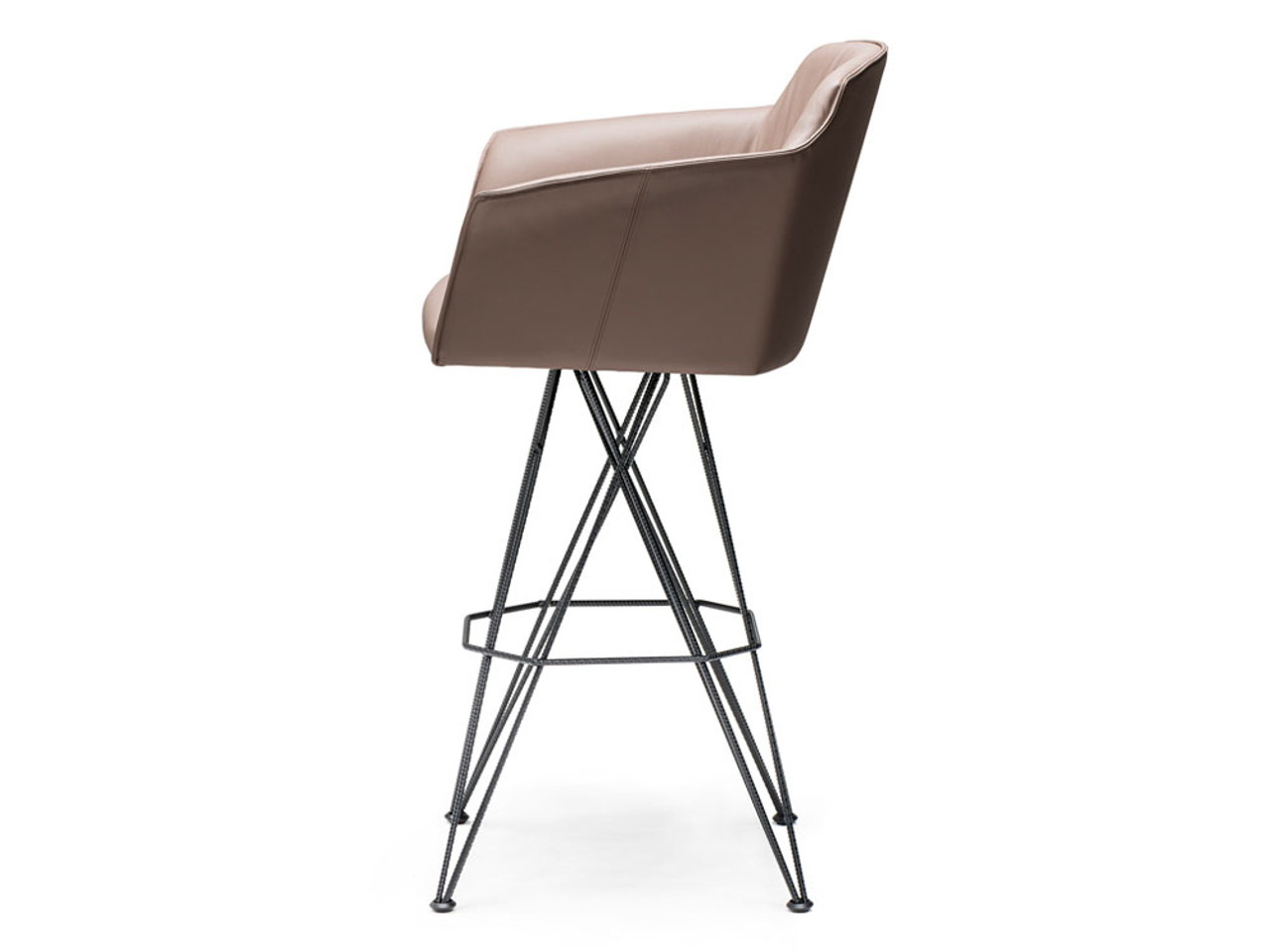 Cattelan Italia Flaminio Barstool with Arms by Giorgio & Paolo Cattelan