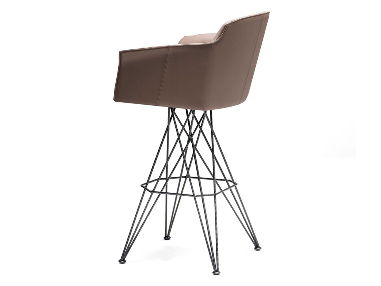 Cattelan Italia Flaminio Barstool with Arms by Giorgio & Paolo Cattelan