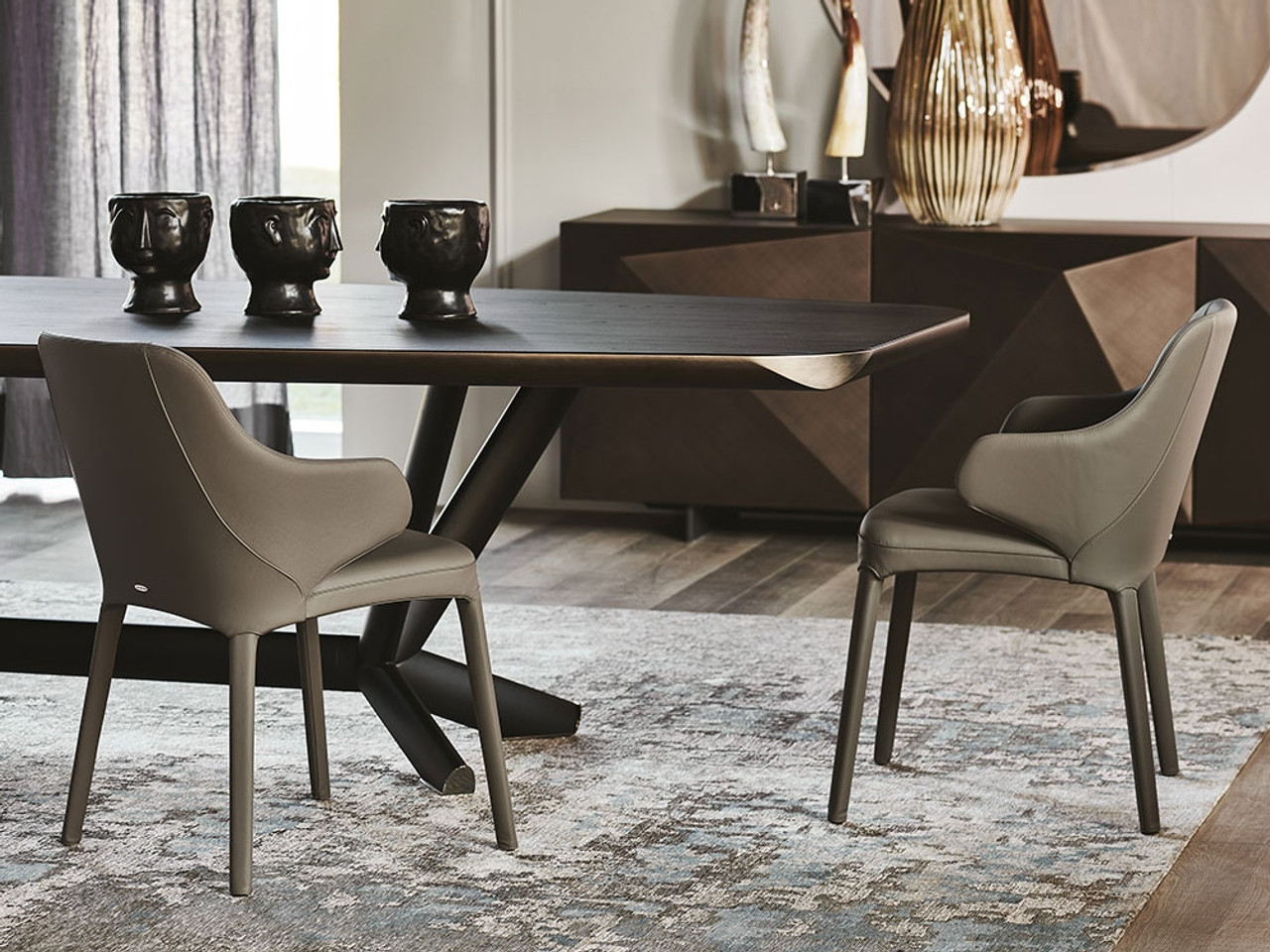 Cattelan Italia Wanda chair with arms by Paolo Italia