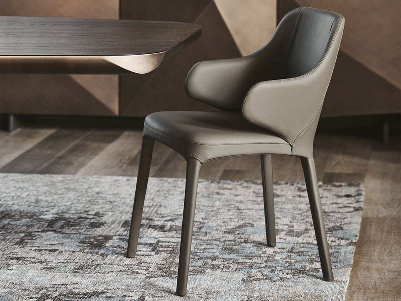 Cattelan Italia Wanda chair with arms by Paolo Italia