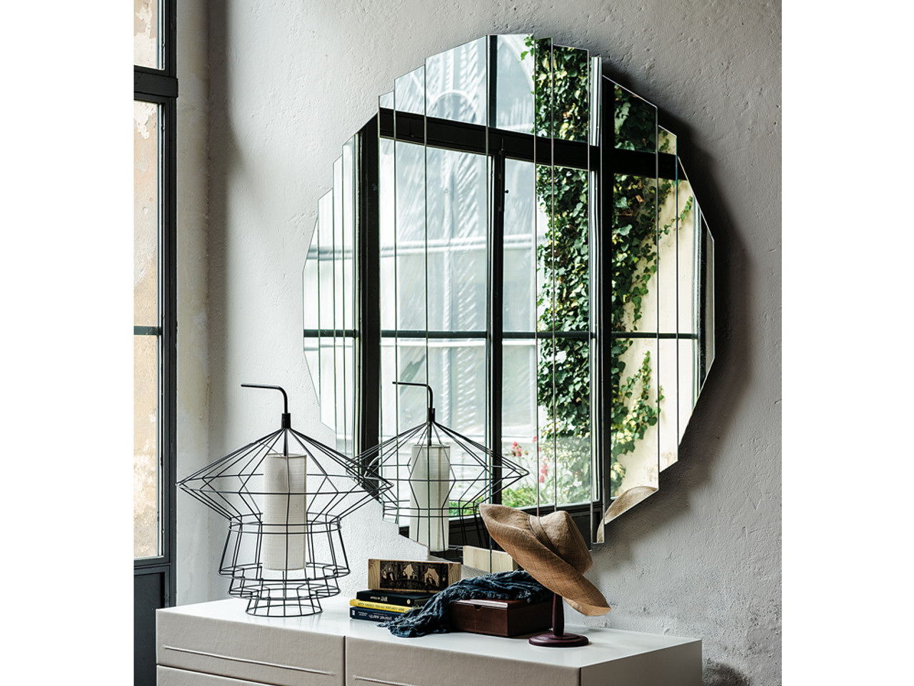 Cattelan Italia Stripes Mirror by Paolo Cattelan