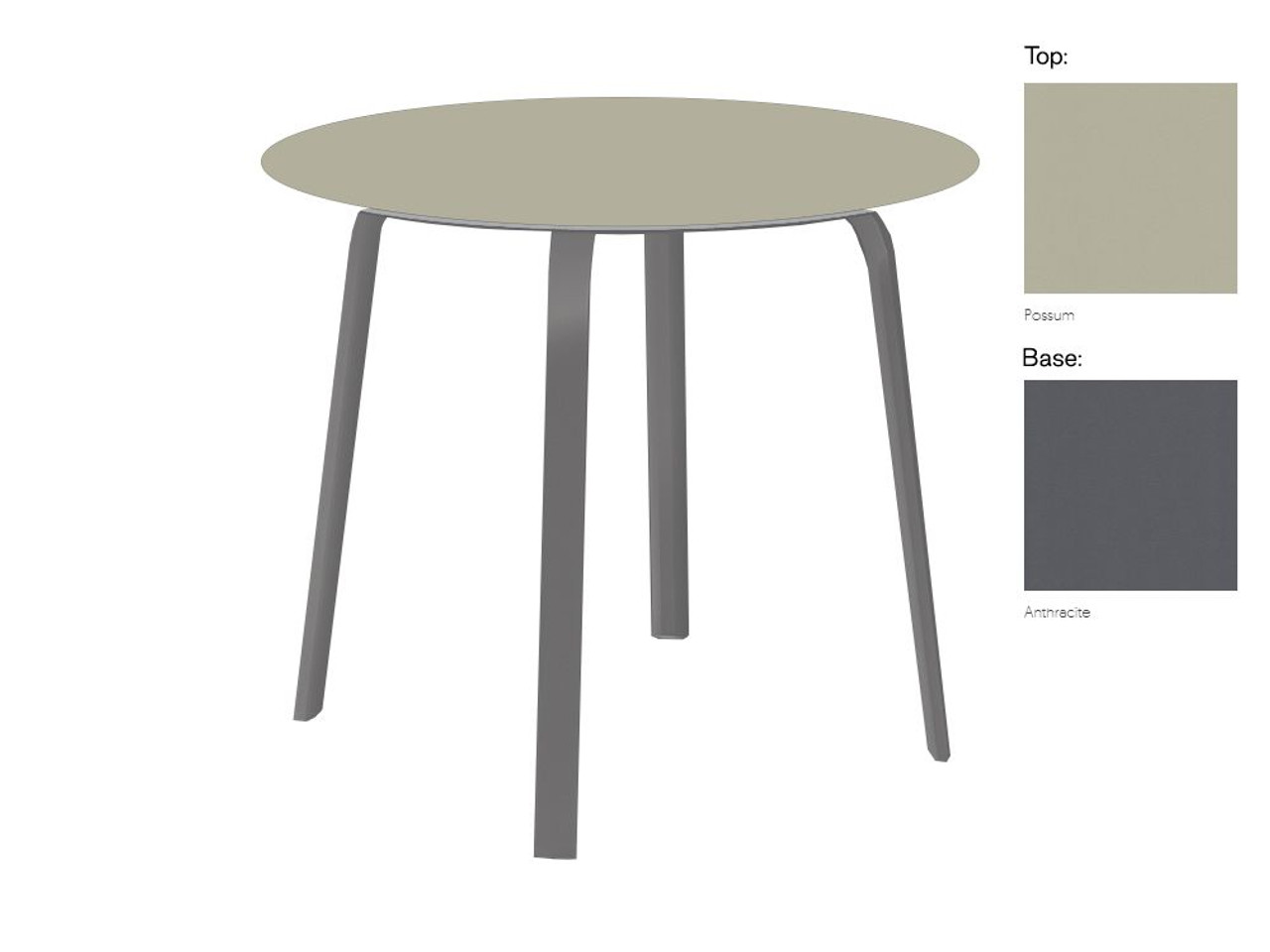 Stack Round Ø90  Dining Table - Phenolic top