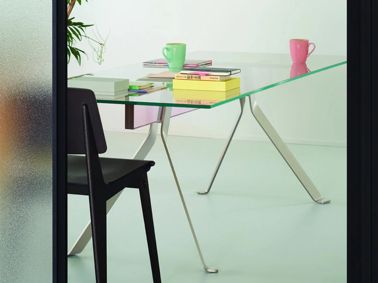 Mari Cristal Dining Table - Quickship