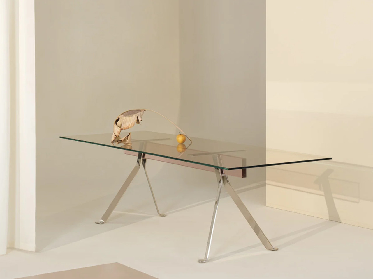 Mari Cristal Dining Table - Quickship