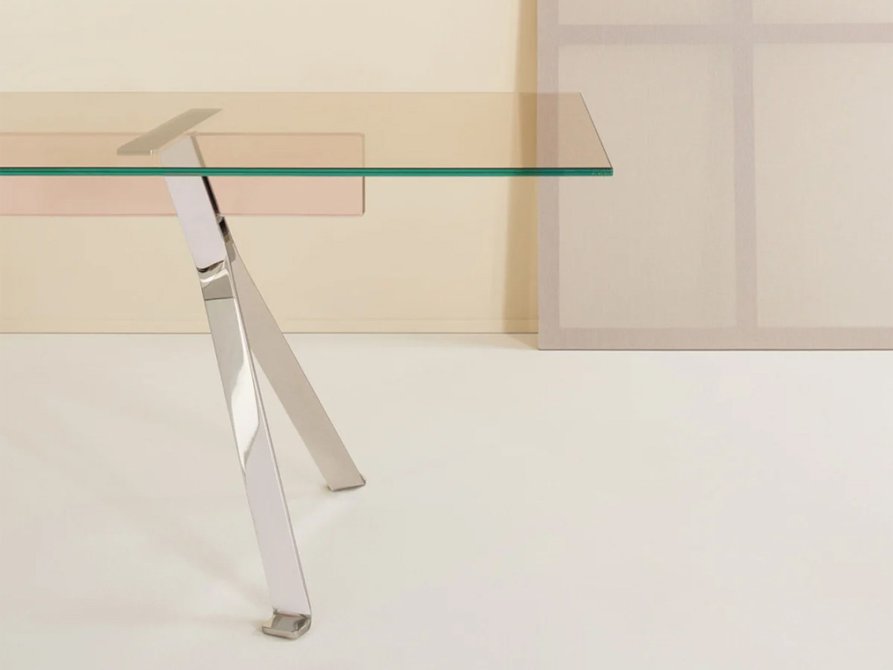 Mari Cristal Dining Table - Quickship