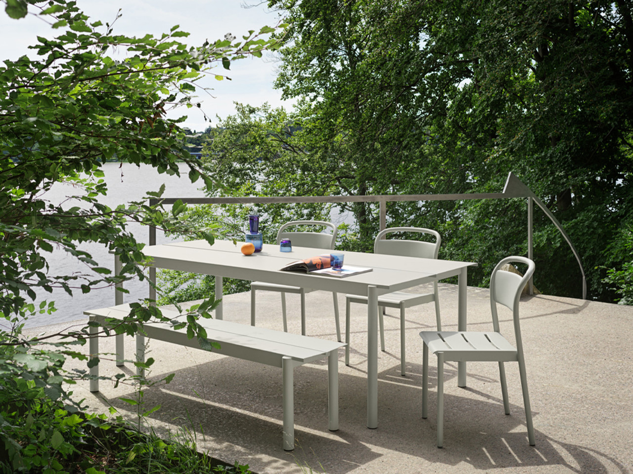 Linear Steel Bench