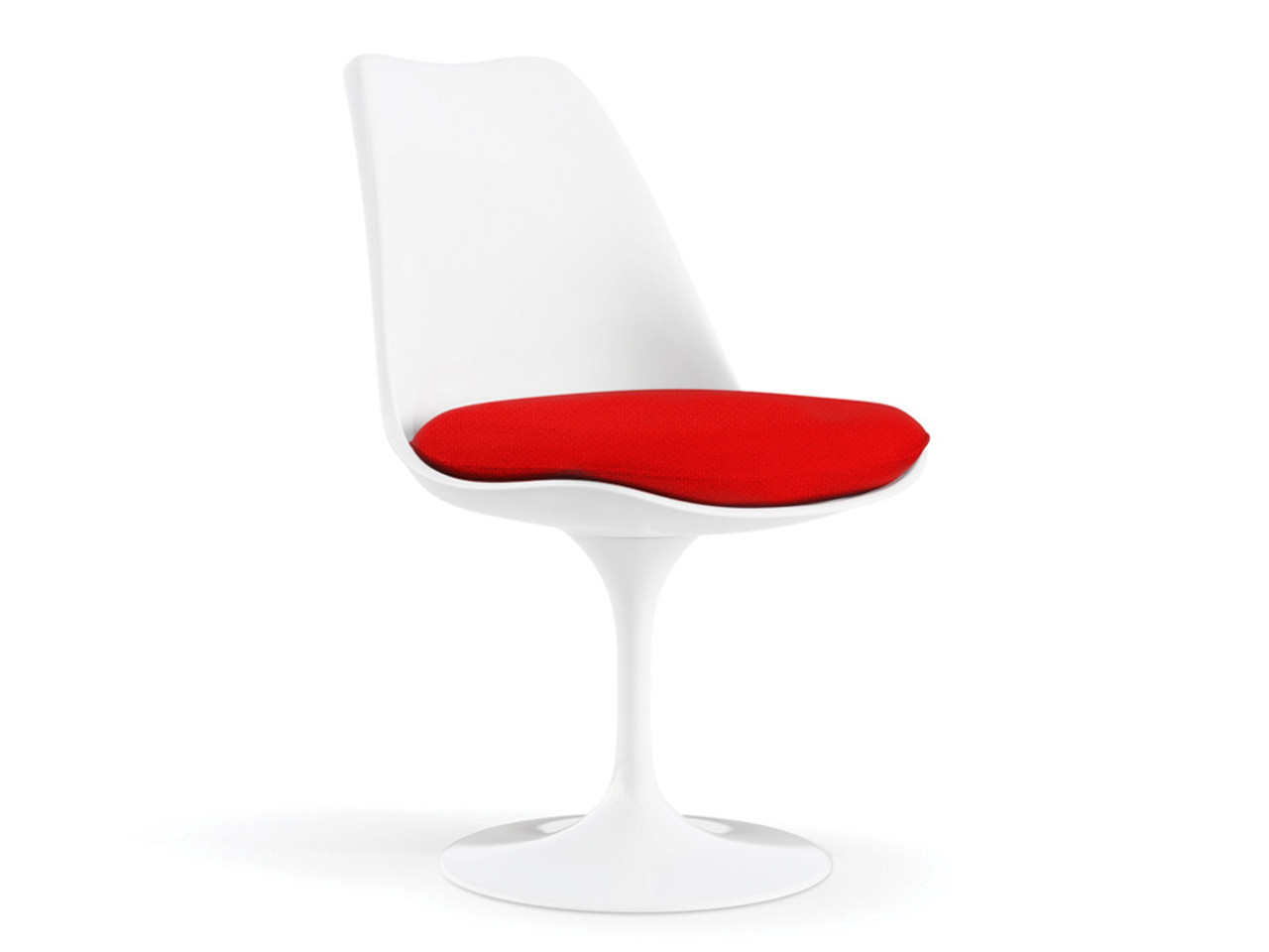 Knoll Saarinen Tulip Chair - White by Eero Saarinen