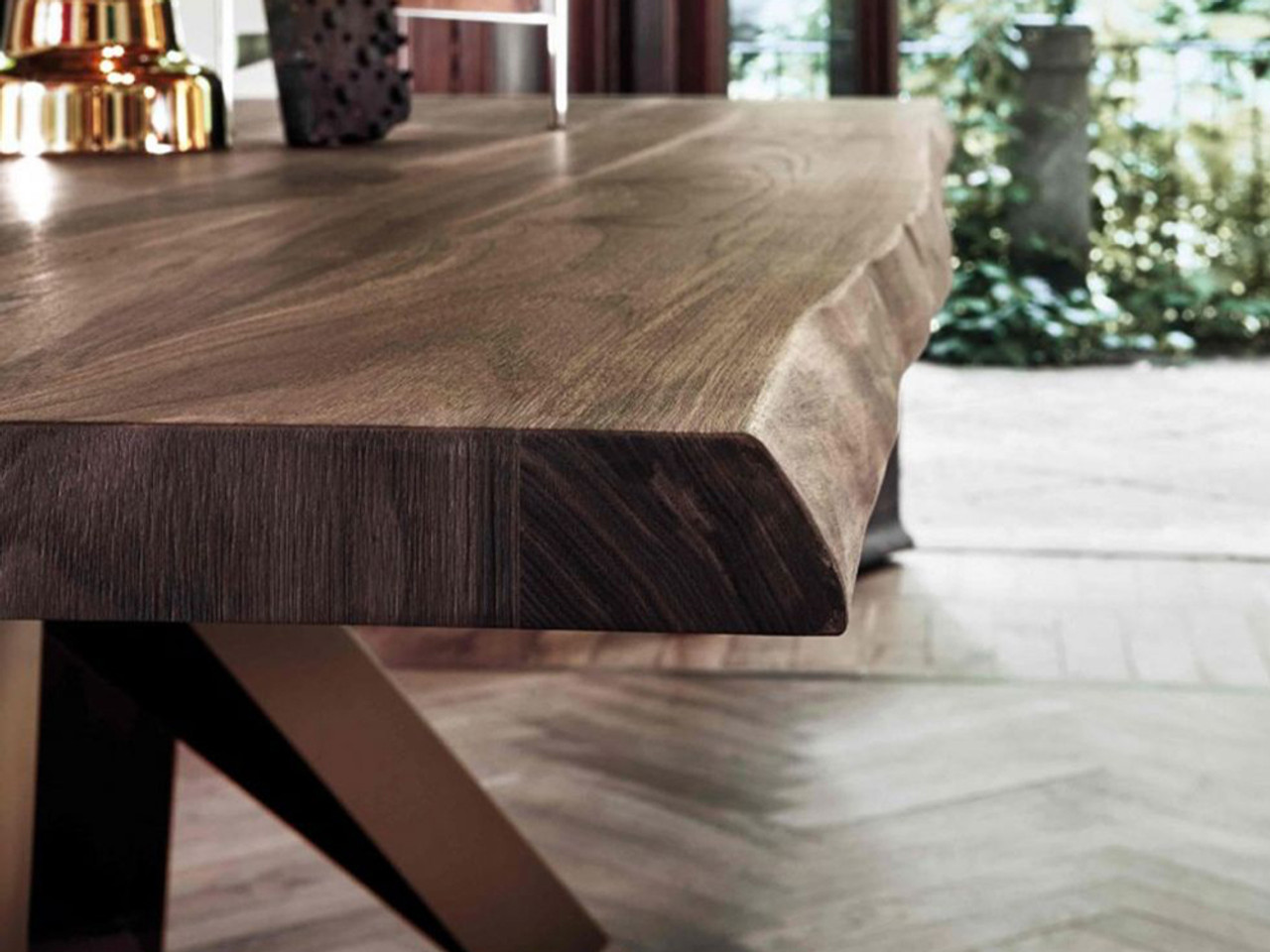 Big Table With Natural Edges