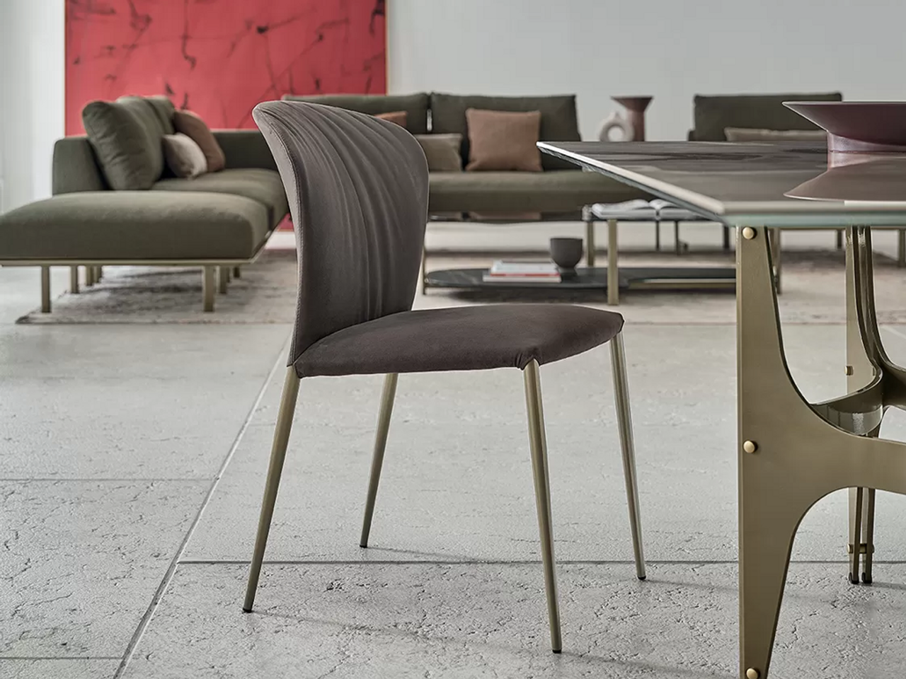 Grace Dining Chair - Metal Legs