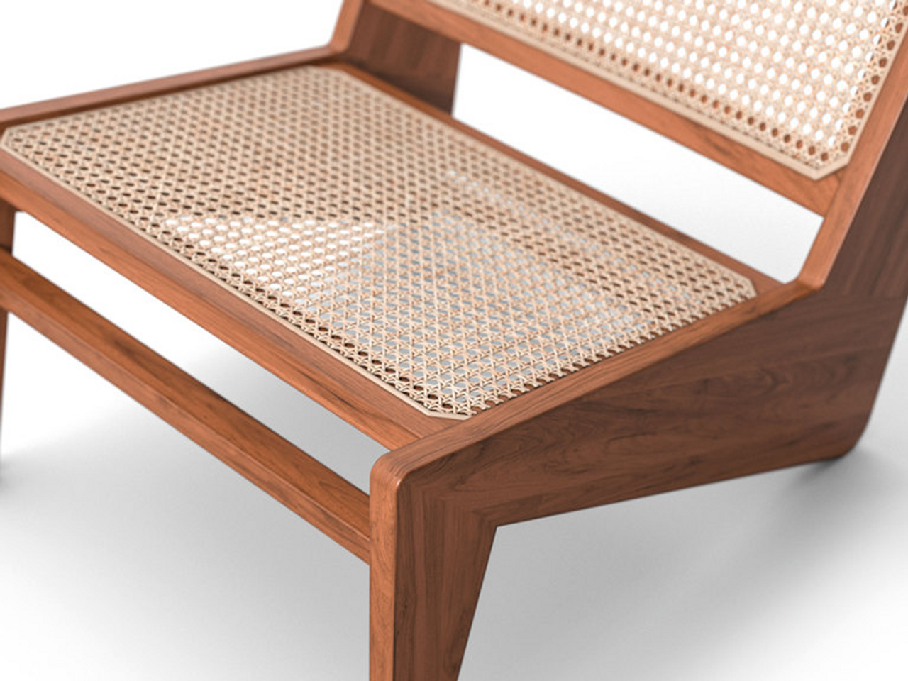 058 Kangaroo Lounge Chair - Natural Teak