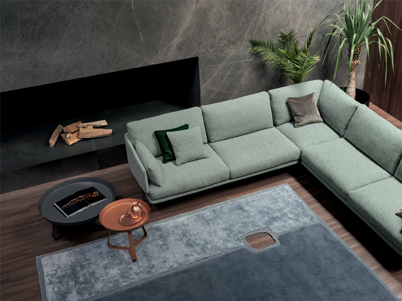 Frinfri Side Table - Matt Copper