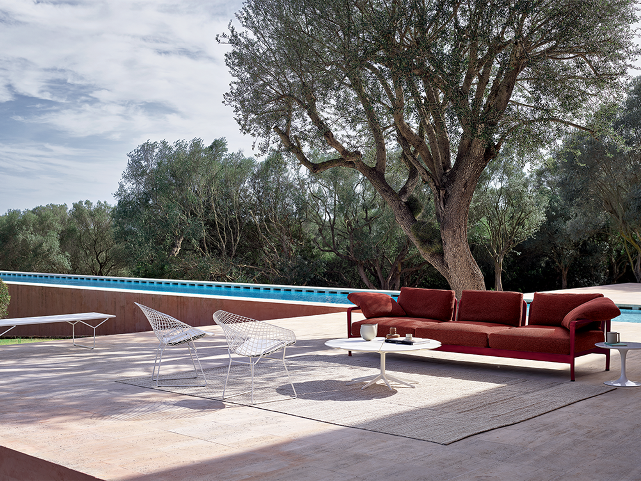 Lissoni Outdoor 3 Seater Sofa