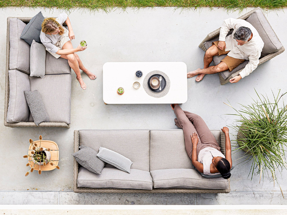 Diamond Outdoor Lounge Chair 