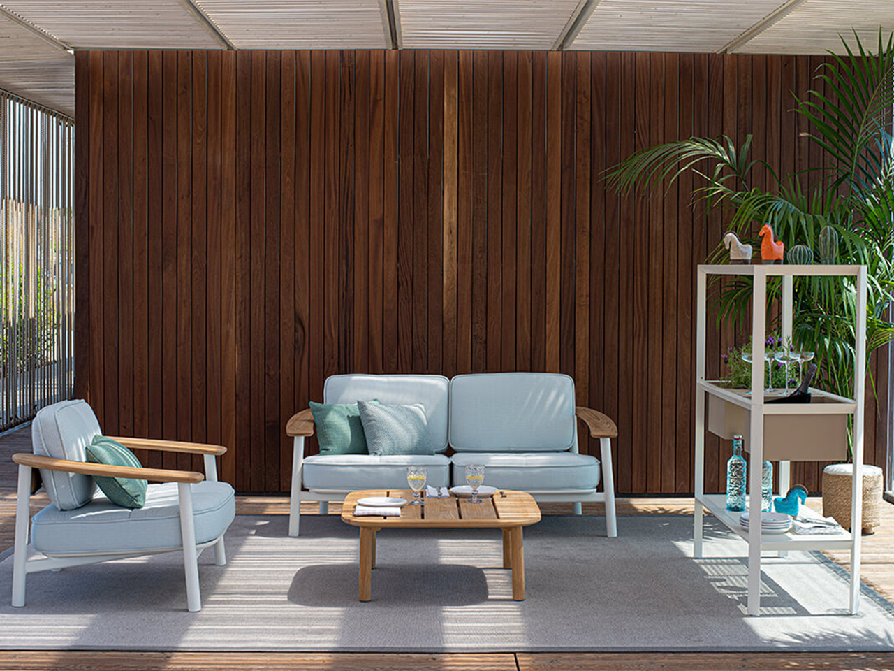 Twins Outdoor 2-Seater Sofa