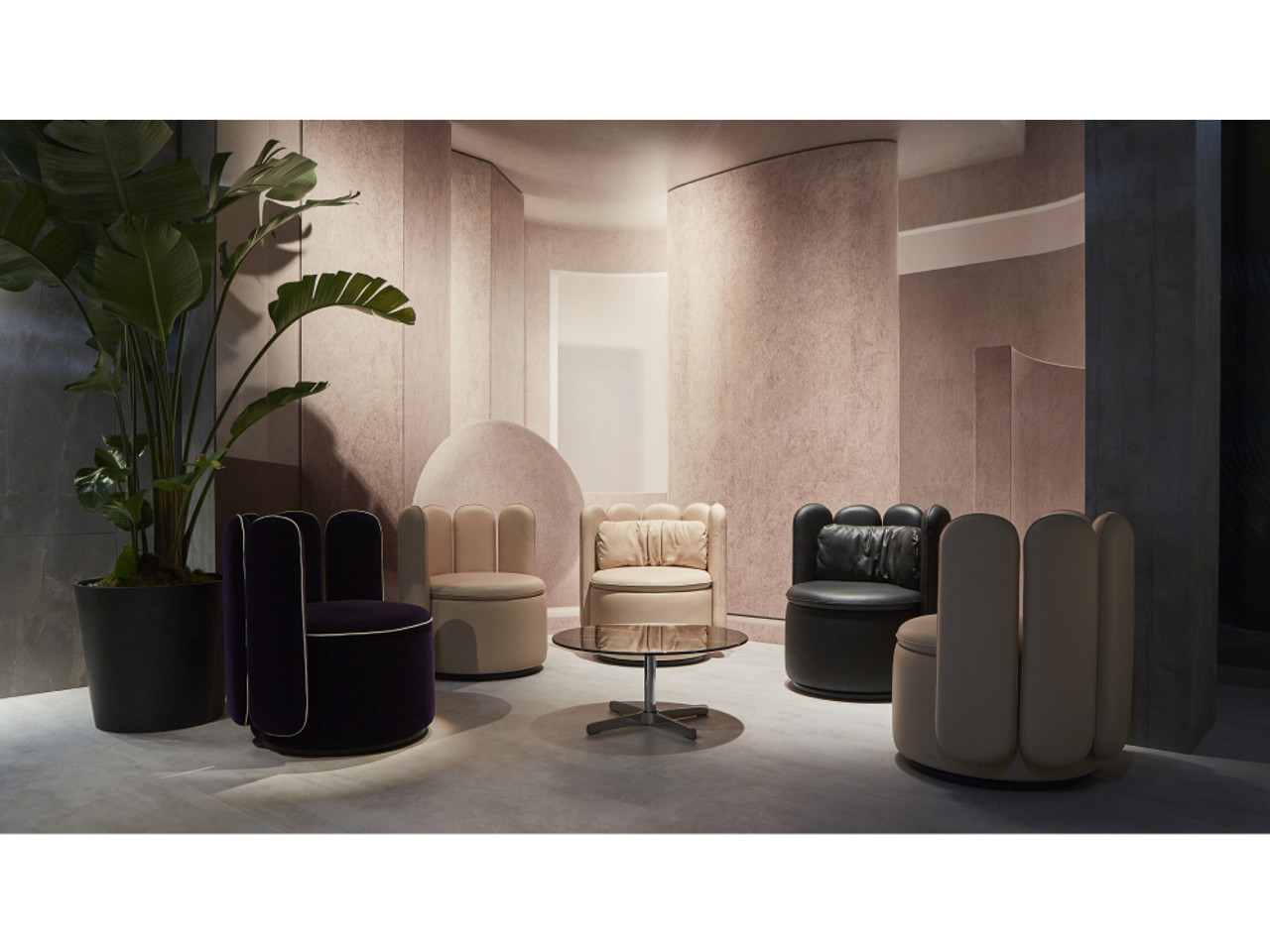 DS-800 Biscuit Swivel Chair