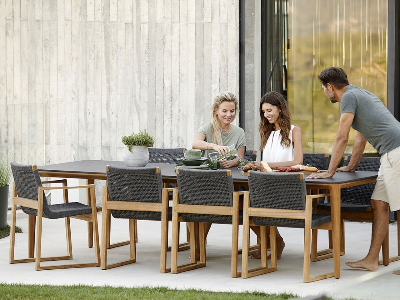 Cane-Line Aspect Outdoor Rectangular Dining Table 