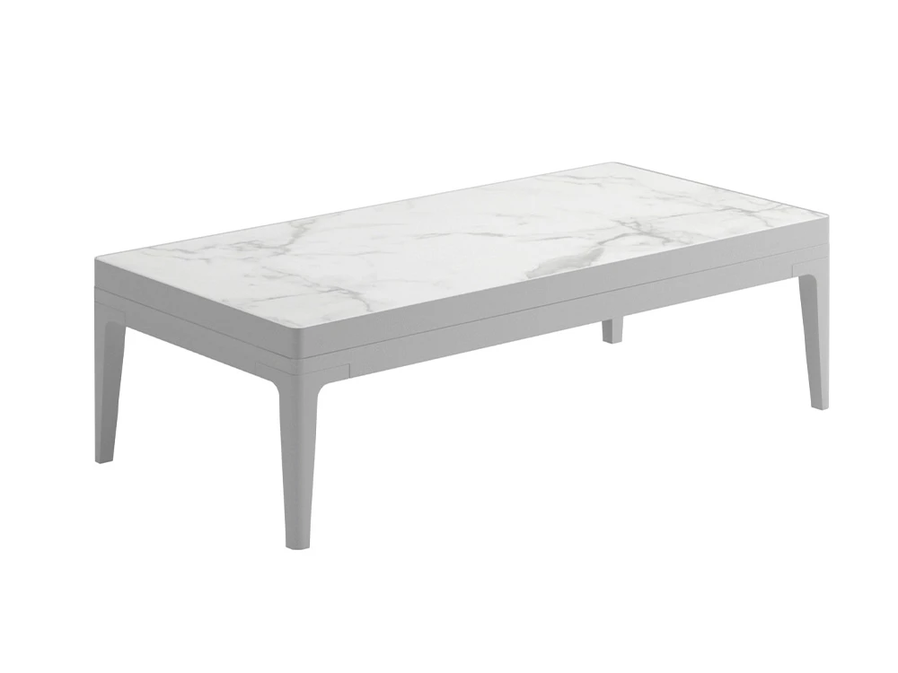 Grid Outdoor Coffee Table - Ceramic