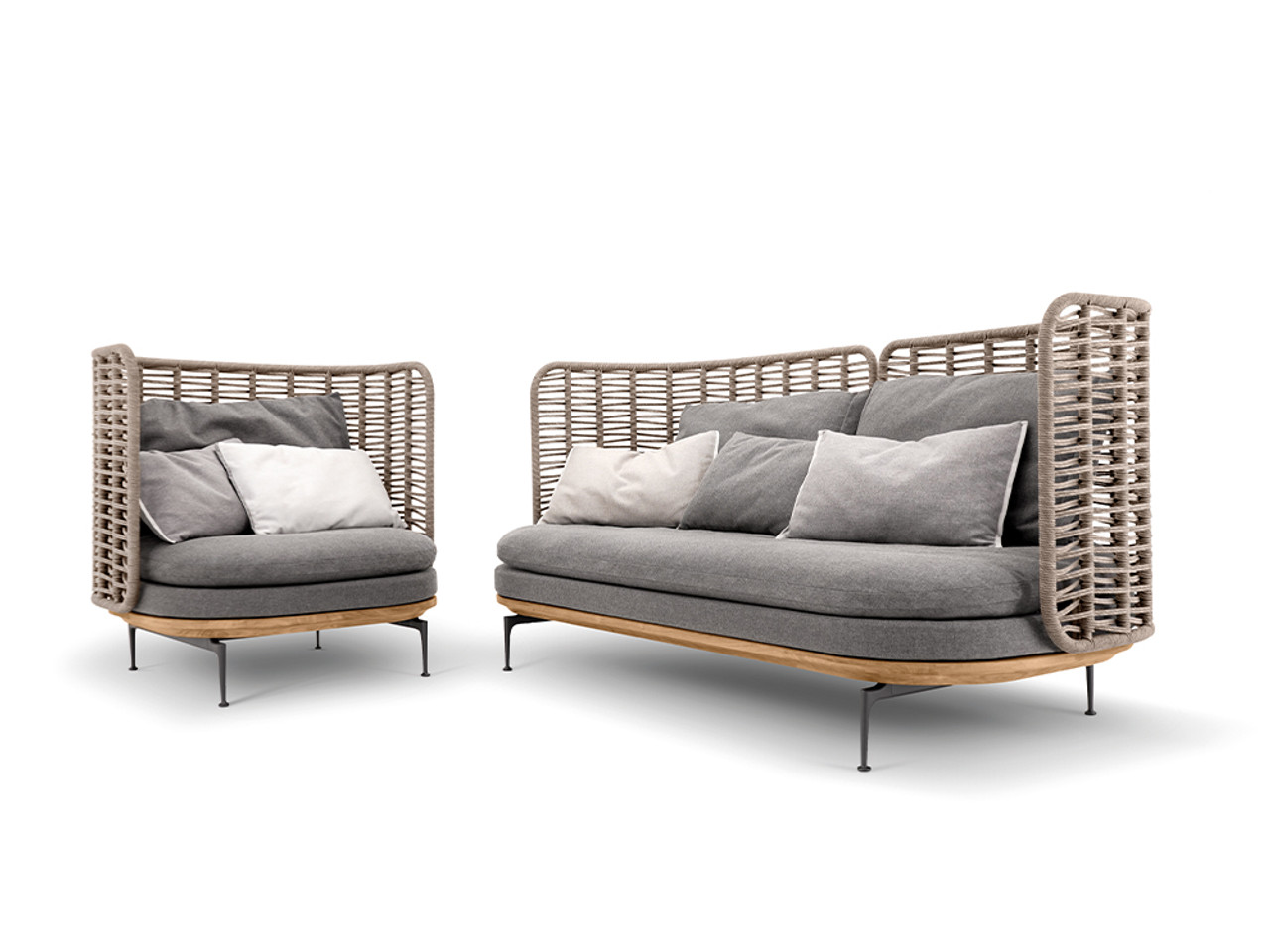 Mistral Outdoor High Back Lounge Chair