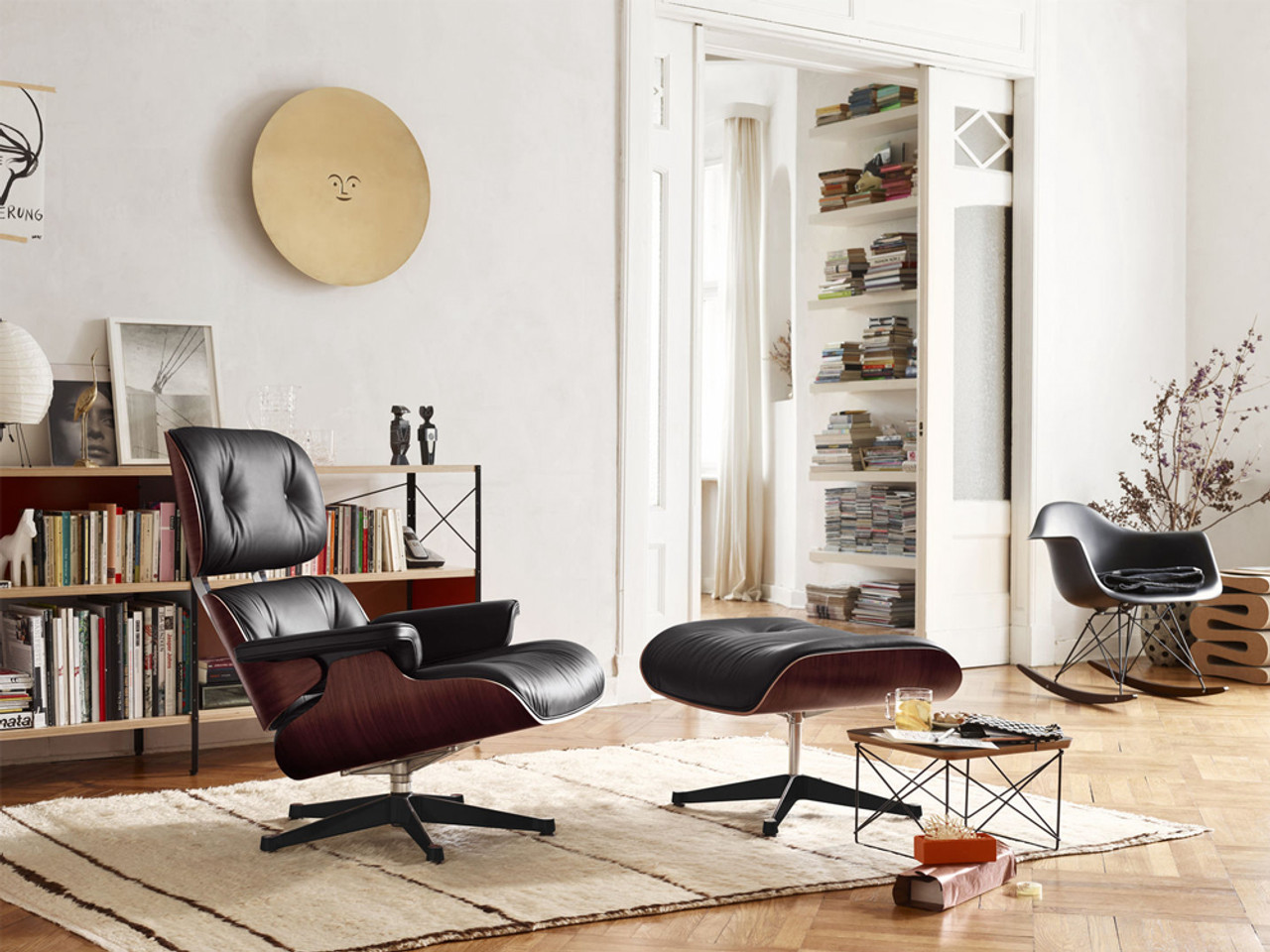 Eames Ottoman - Black Walnut