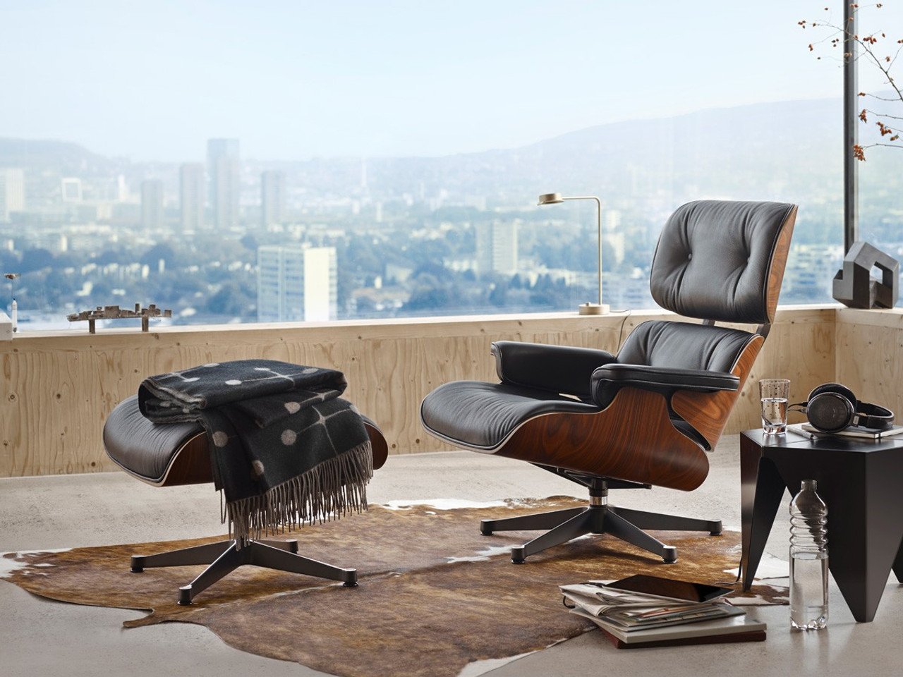 Vitra Eames Lounge Chair - Black Walnut by Charles & Ray Eames