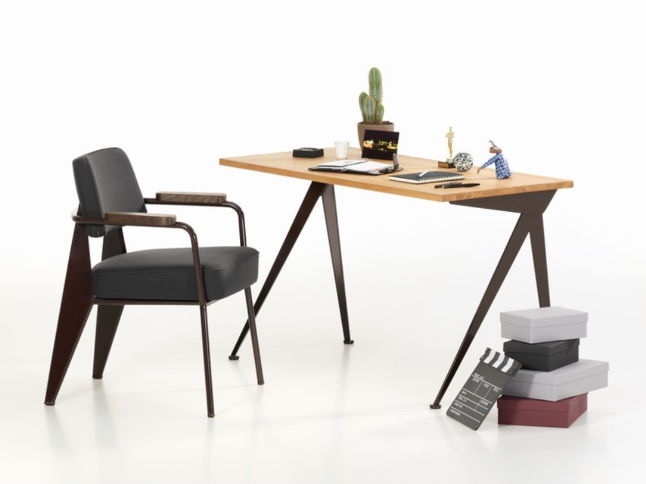 Vitra Compas Direction Desk by Jean Prouvé 
