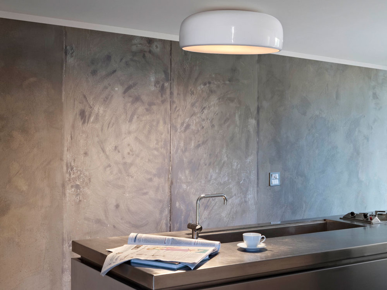 Flos Smithfield Ceiling Light by Jasper Morrison