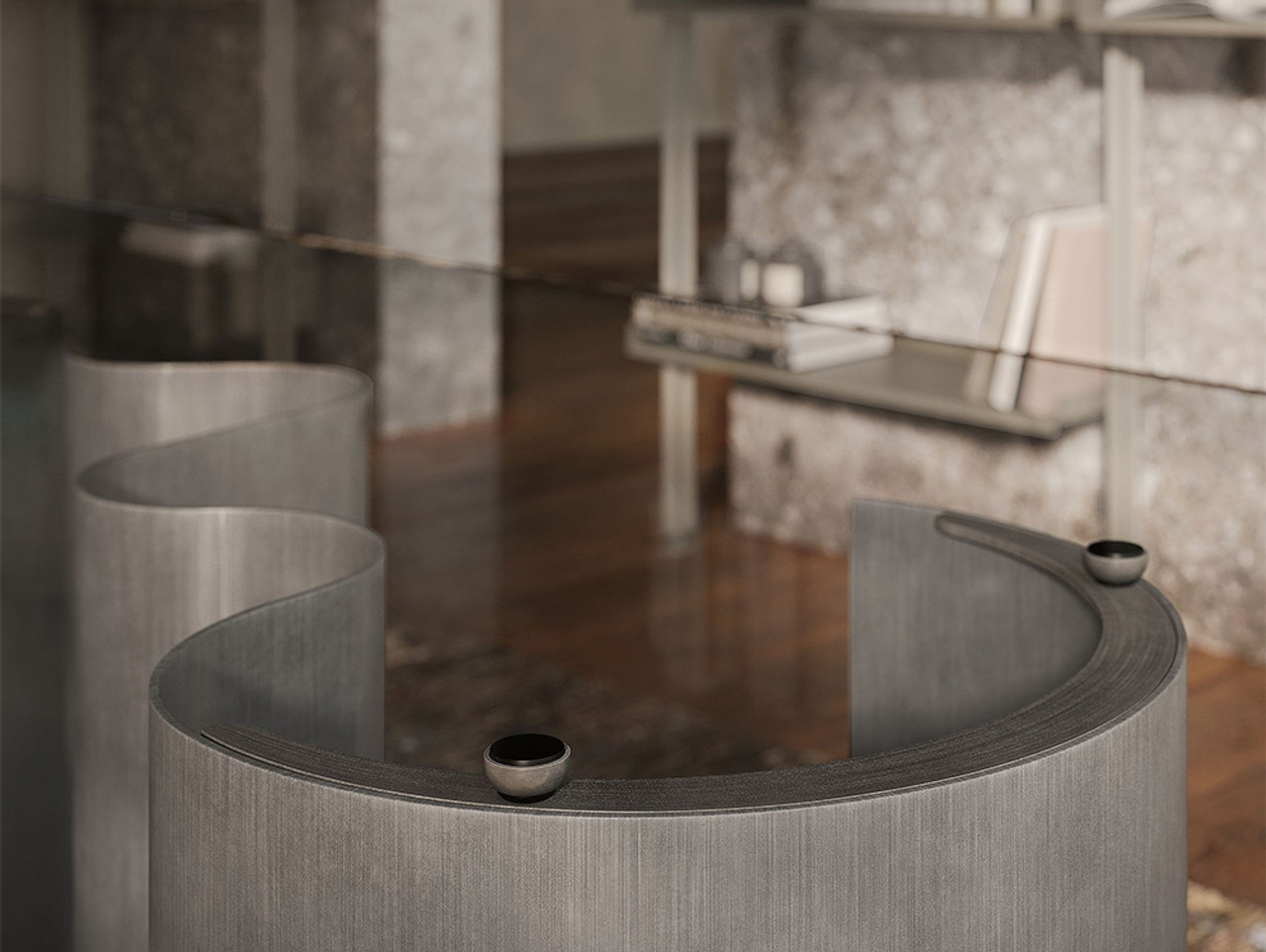 Papel Glass Table