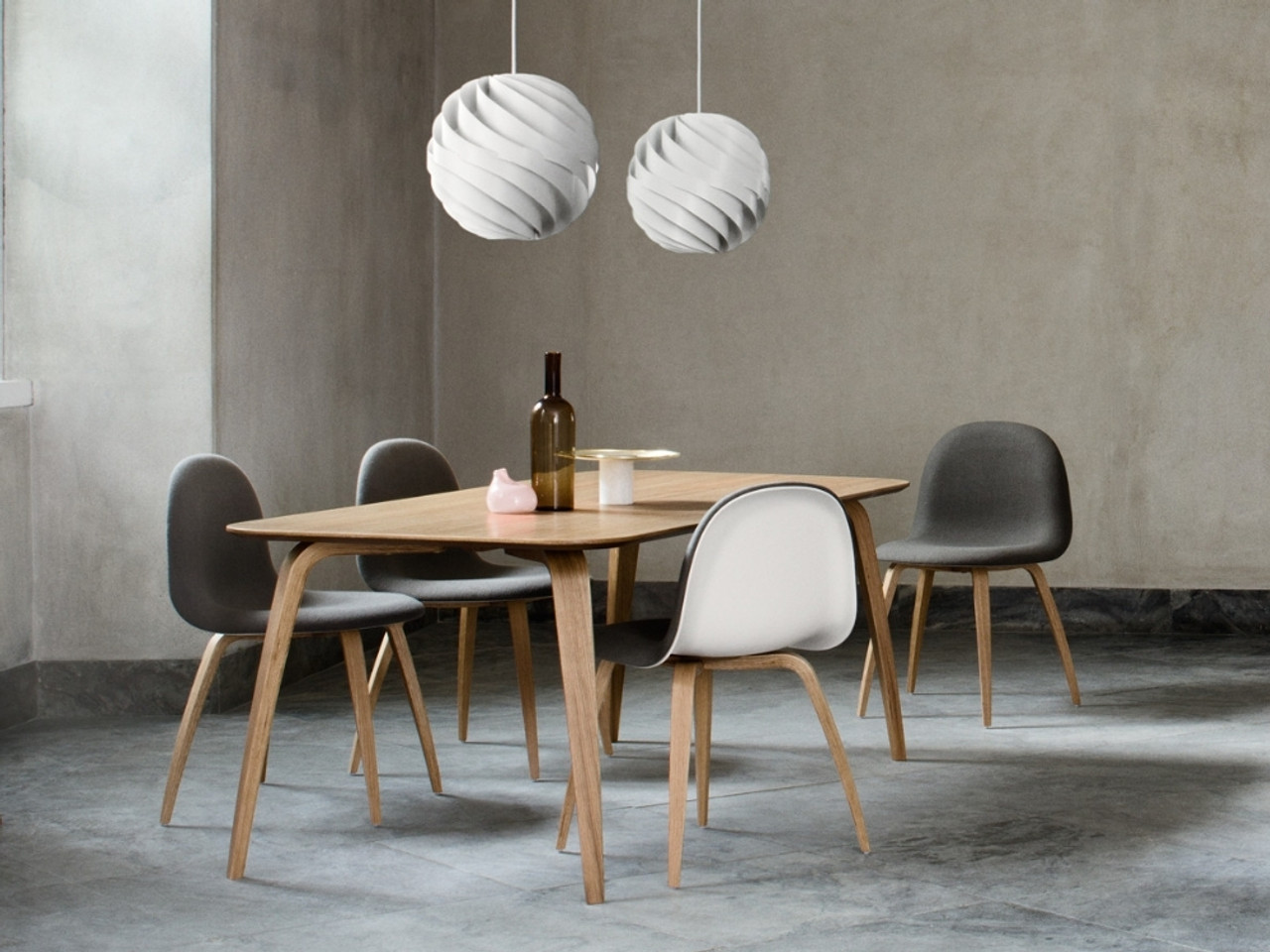 Gubi Rectangular Dining Table - Wood