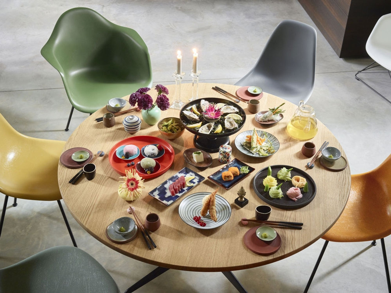 Vitra Eames Segmented Dining Table by Charles & Ray Eames