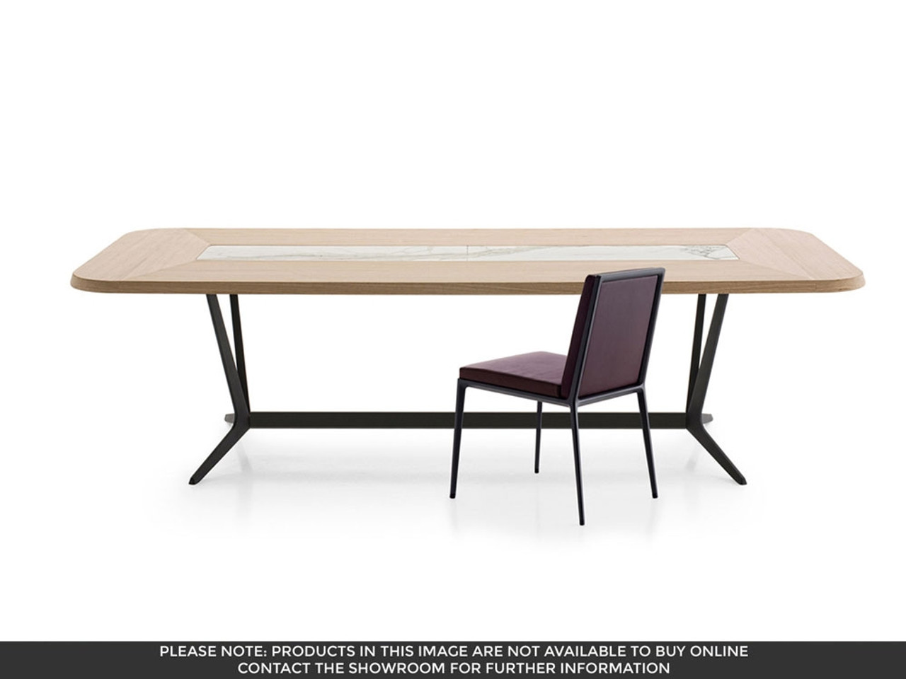 Maxalto Astrum Rectangular Dining Table by Antonio Citterio